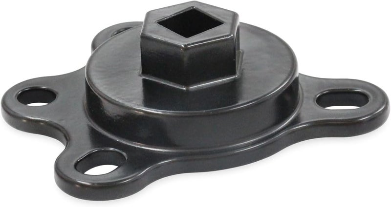 LVOUP Crankshaft Turning Tool Engine Rotation Adapter Tool Compatible for Chevy or Ford V8 Engines Black - Image 4